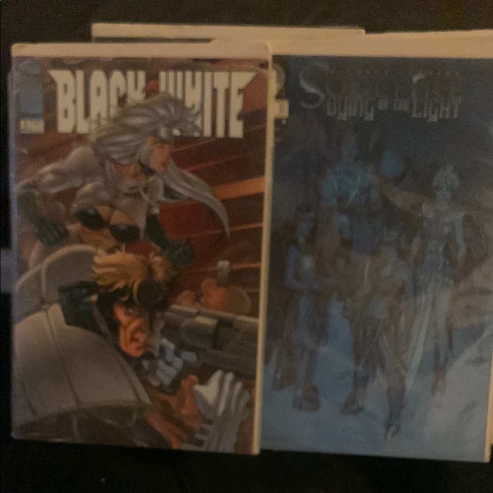 Black and White Comic Book